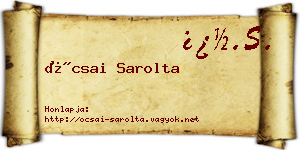 Ócsai Sarolta névjegykártya